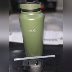 Bindle Sip & Stash 24 oz Stainless Double Wall Bottom Storage Water Bottle  NEW